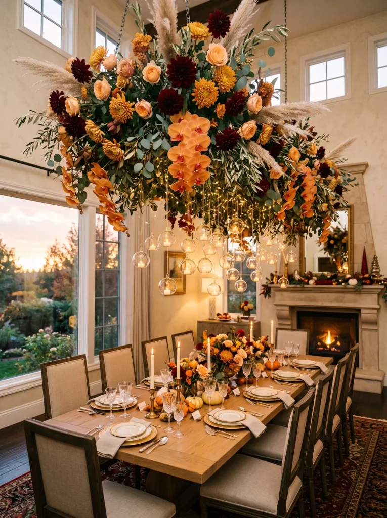 Floral Ceiling Installation