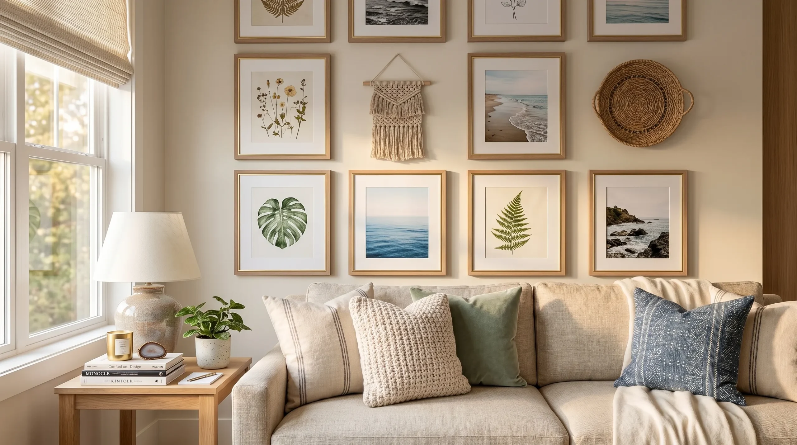 contemporary coastal living room