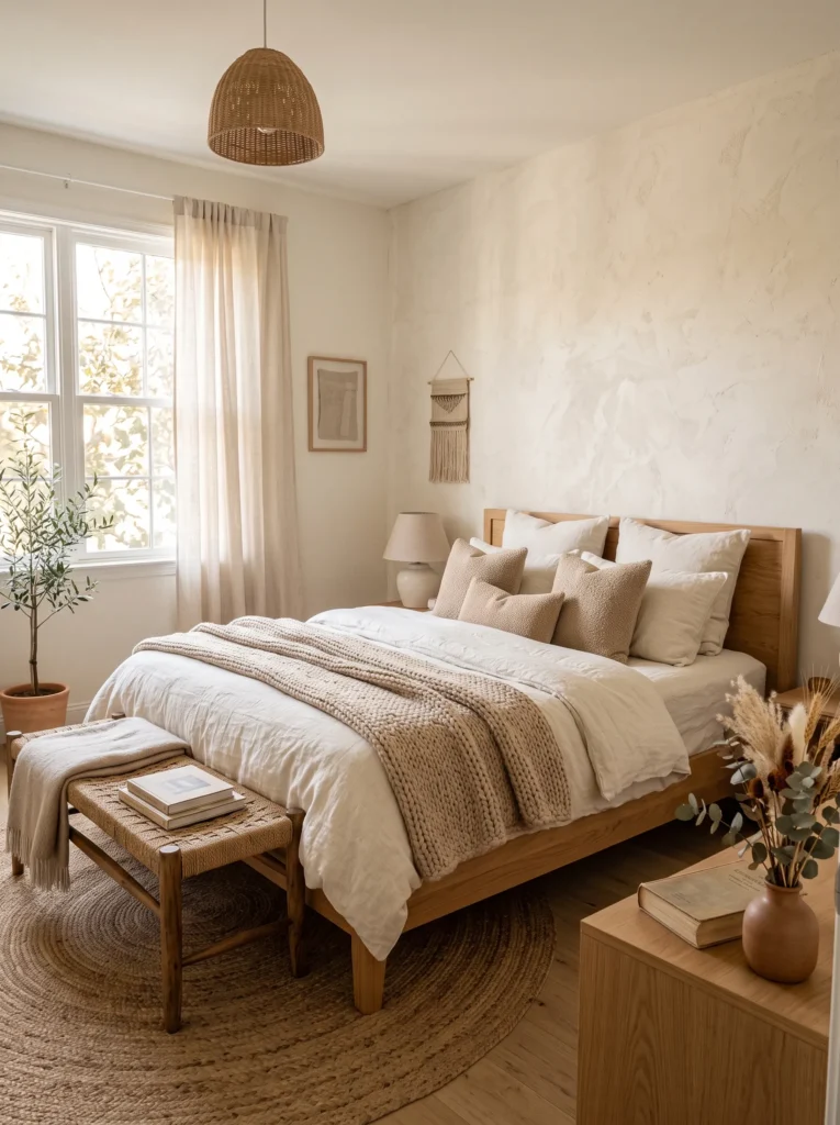 Layered Bed Linens