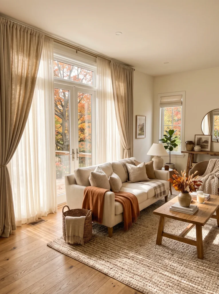 Layered Window Treatments