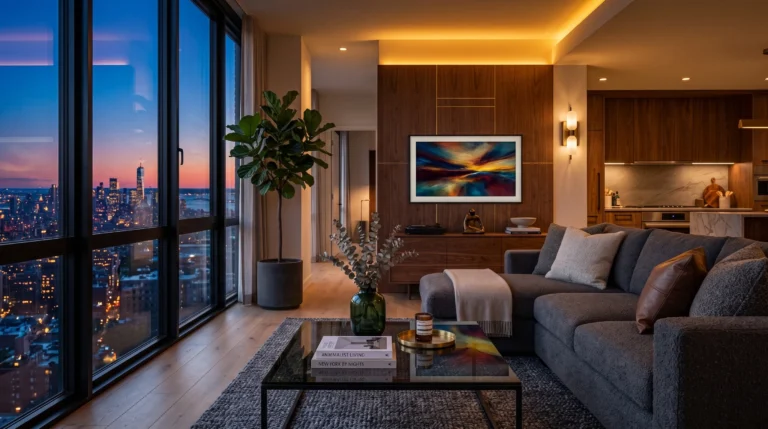 masculine living room