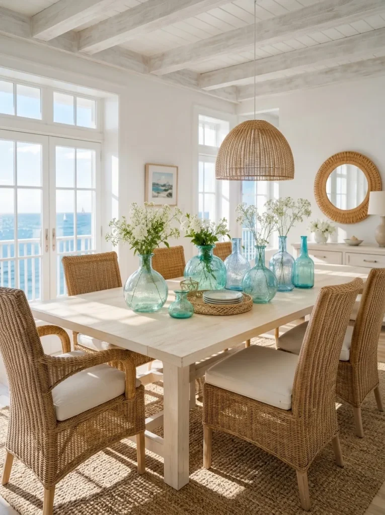 Sea Glass Vases
