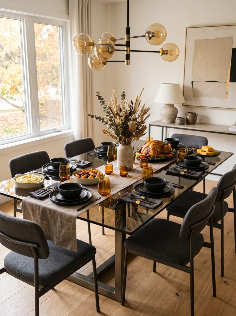 Smoked Glass Tablescape