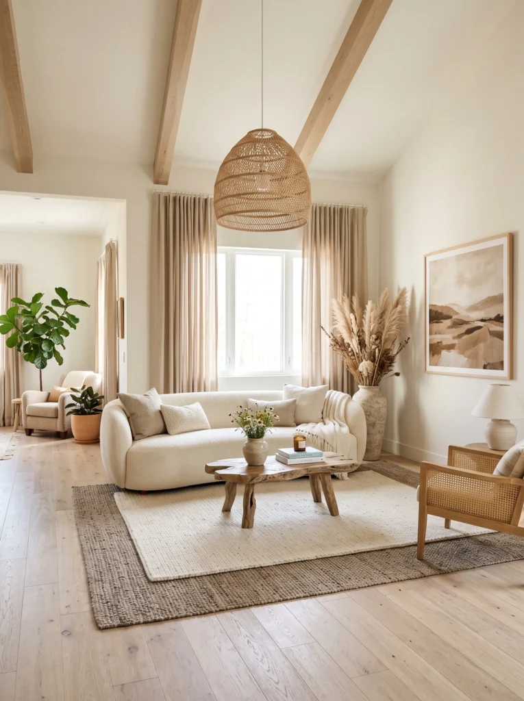 Sun-Bleached Neutral Living Room