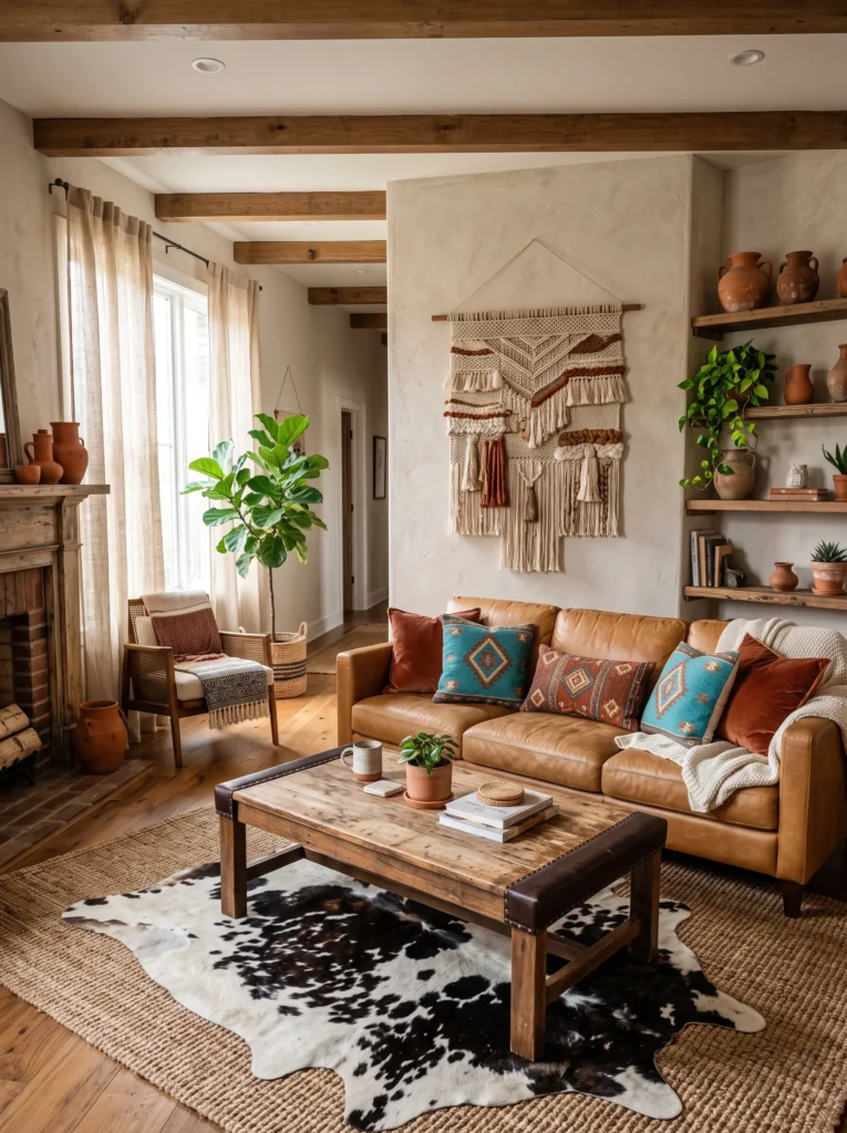 Western Boho Living Space