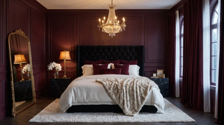 dark feminine bedroom ideas