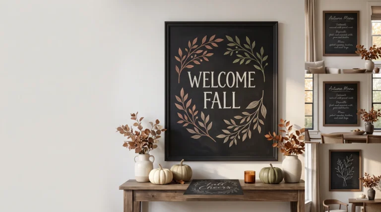 fall chalkboard ideas