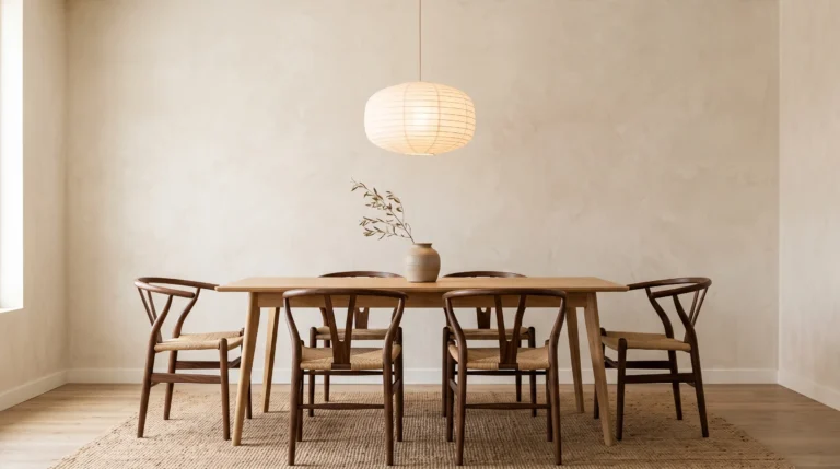 Japandi dining room