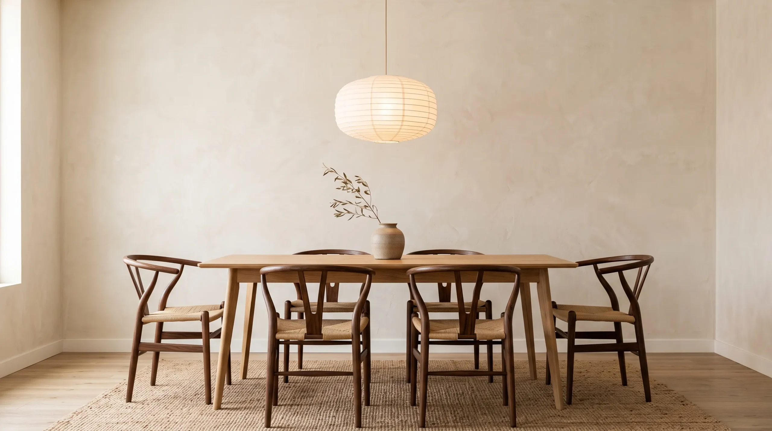 Japandi dining room