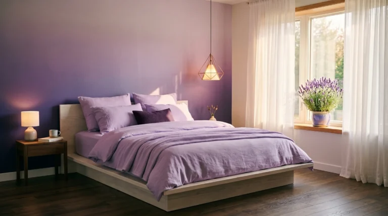 lavender& purple bedroom ideas