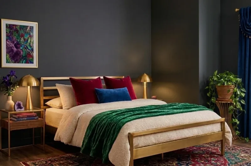 jewel tone bedroom ideas