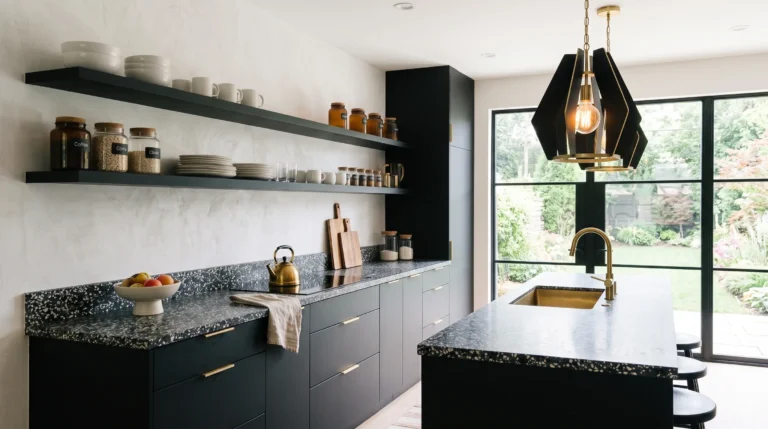 moody farmhouse kitchen