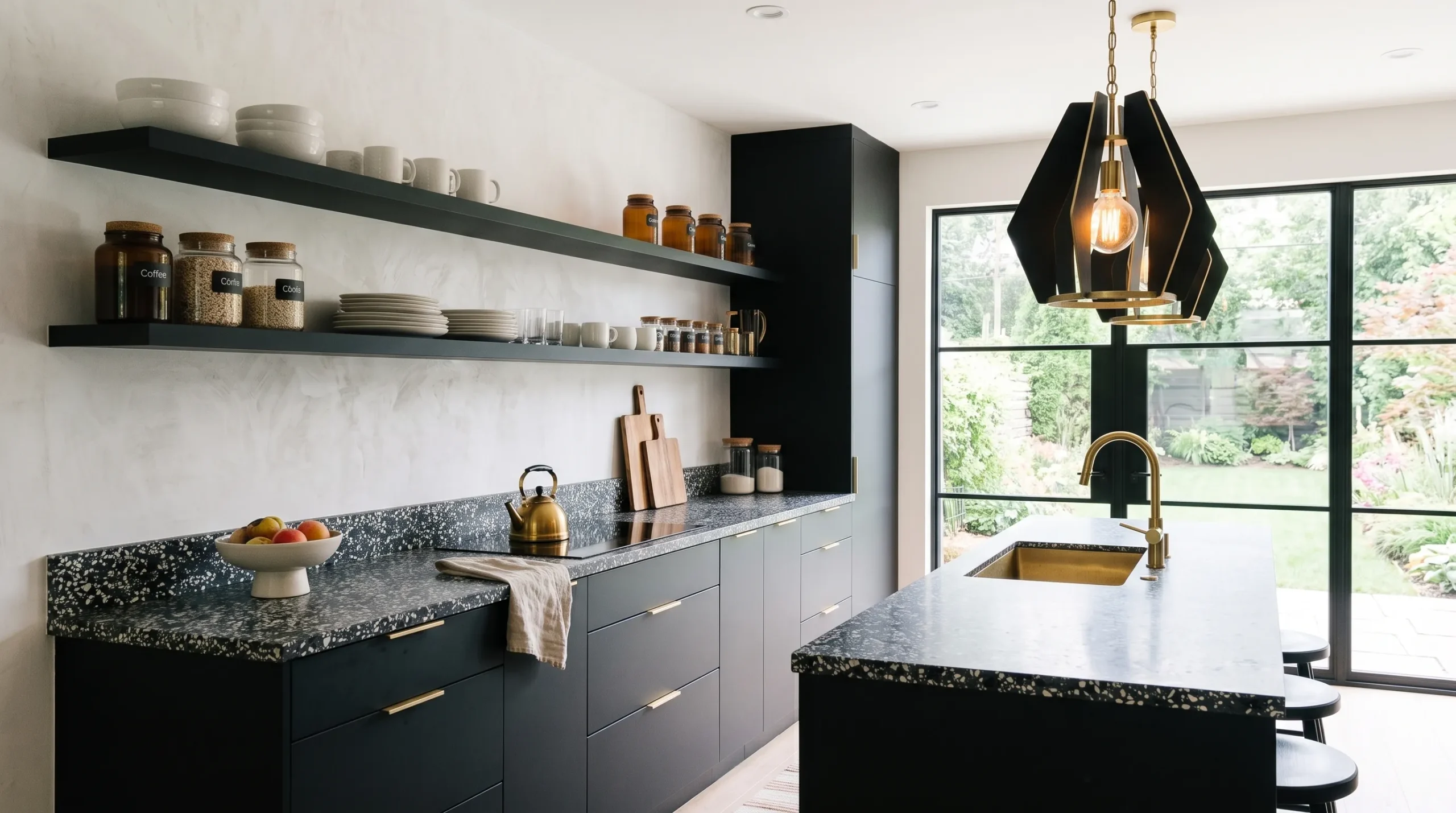 moody farmhouse kitchen