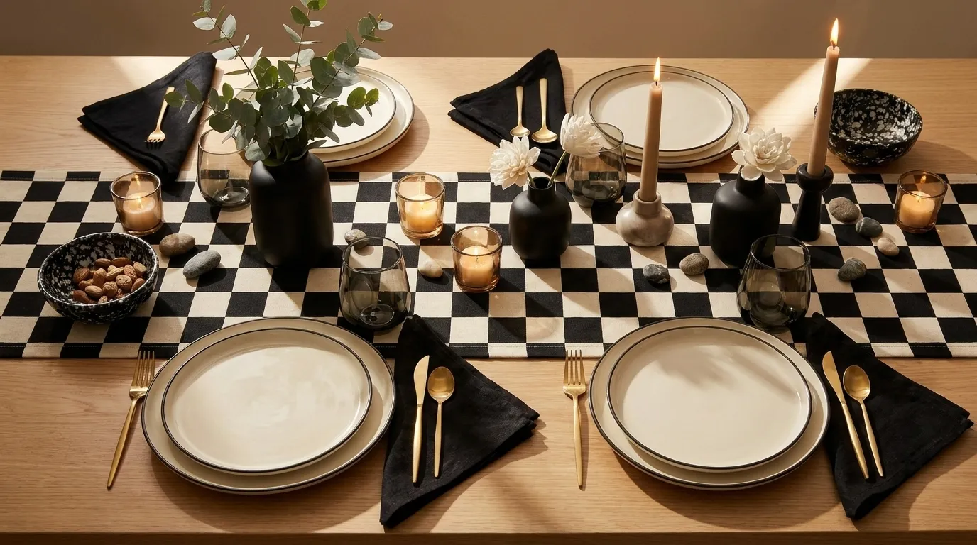 Thanksgiving dinner table setting ideas