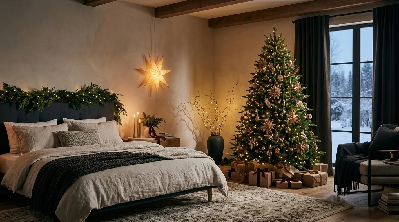 Christmas bedroom decor ideas